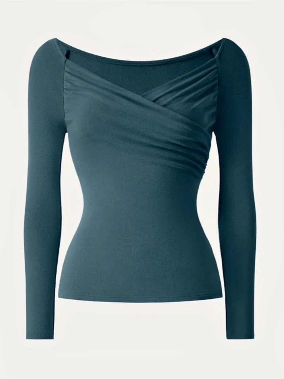 OGL move Forest Night ruched top L